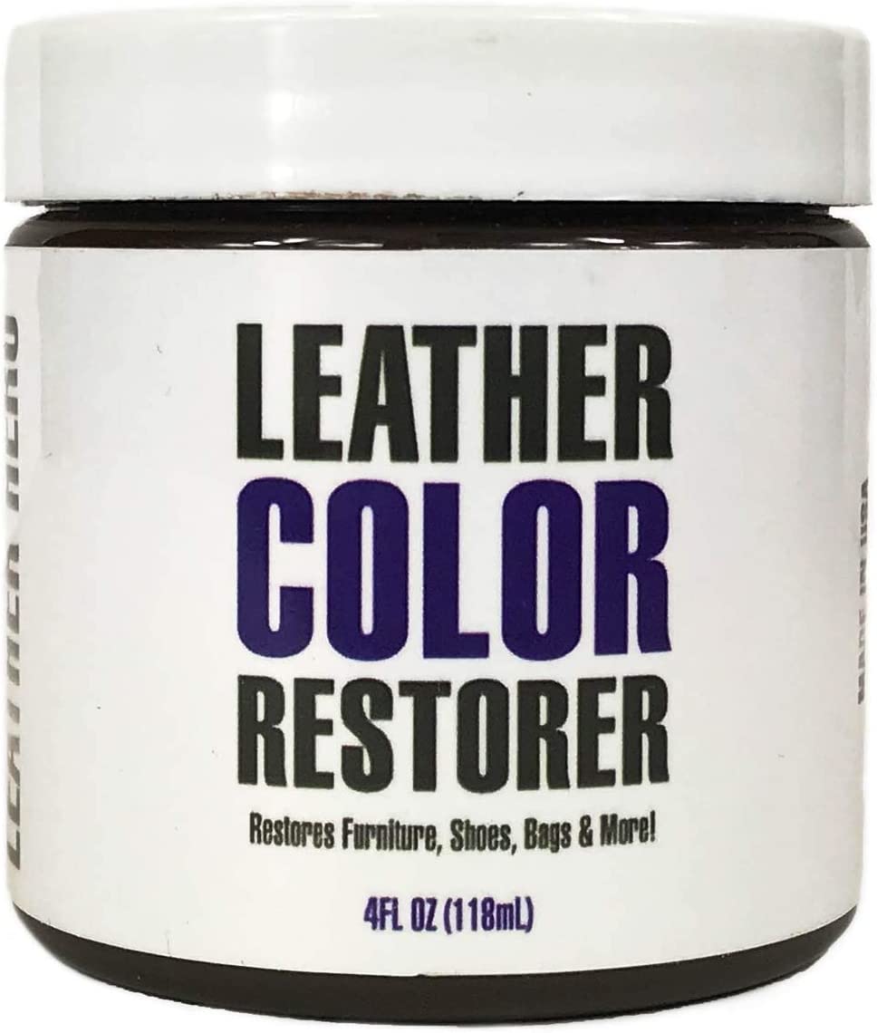 Leather Color Restorer - Dark Gray - Repair Couch, Furniture, Vinyl, Car  Seat, Shoes, Bag, Jacket and Sofa - 4 oz.